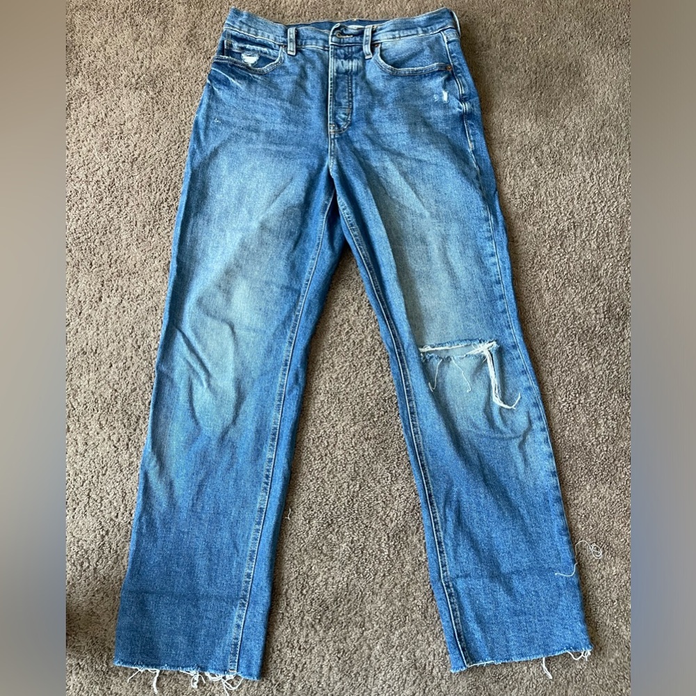 Old Navy Sky High Straight Jeans